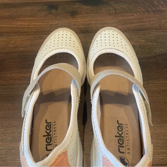 Rieker Women's L32B5 Nikita Shoe Color: Ginger/Offwhite/Apricot Size 42 - Picture 7 of 10